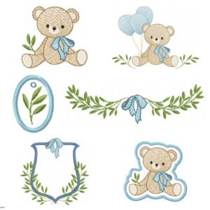 Ursinho Raminho Com Balões