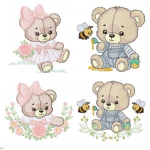 Ursinhos com Abelhas e Ursinhas