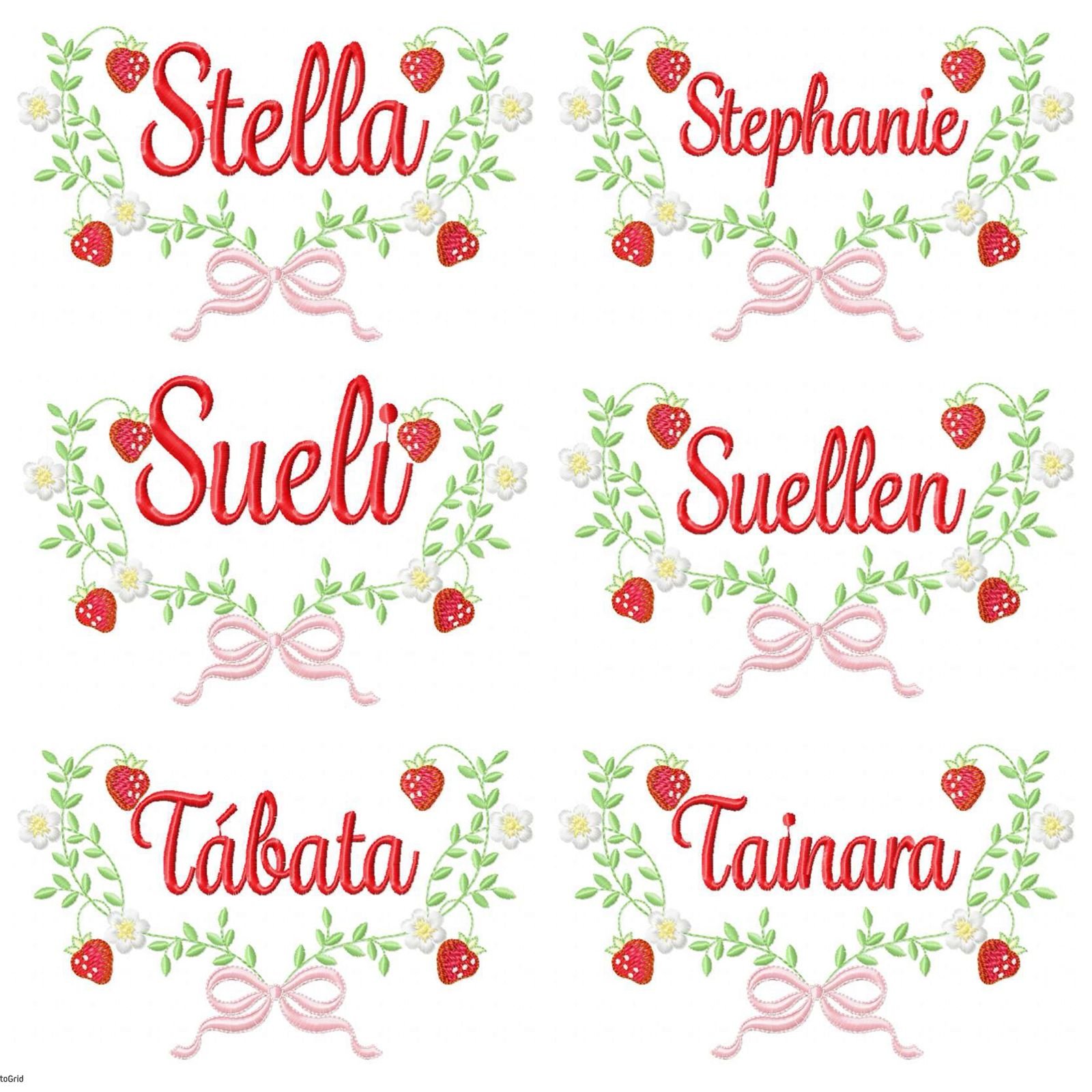 250 Nomes Meninas moranguinho