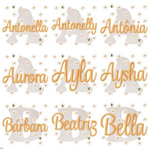 250 Nomes Meninas Margaridas Poa10x10