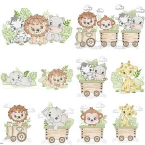 Safari folhas Com Trem Safari