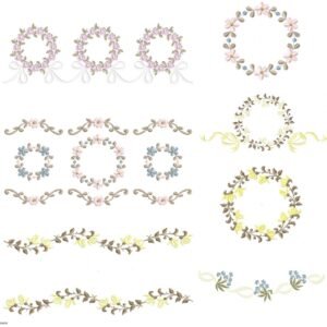 Flores Delicadas e Arabesco