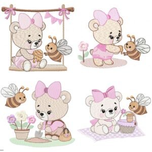 Ursinha Menina Abelha