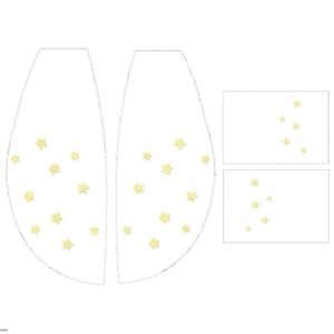 Laço 3d Estrelinhas