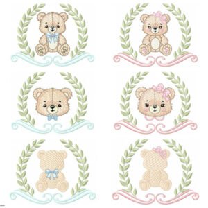 Ursinho Menino Menina Raminho