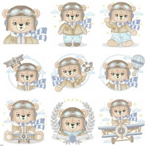 Ursinho Aviador Brasão