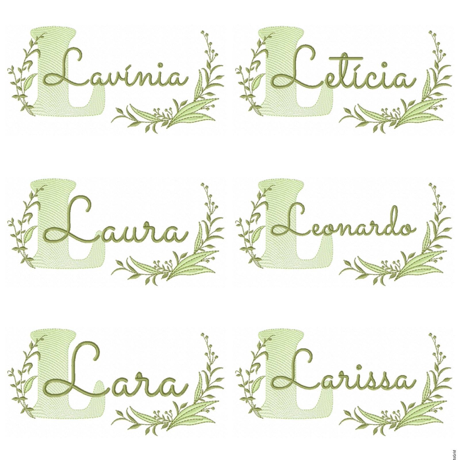 140 Nomes Folhas Masculino e Feminino - Imagem 24