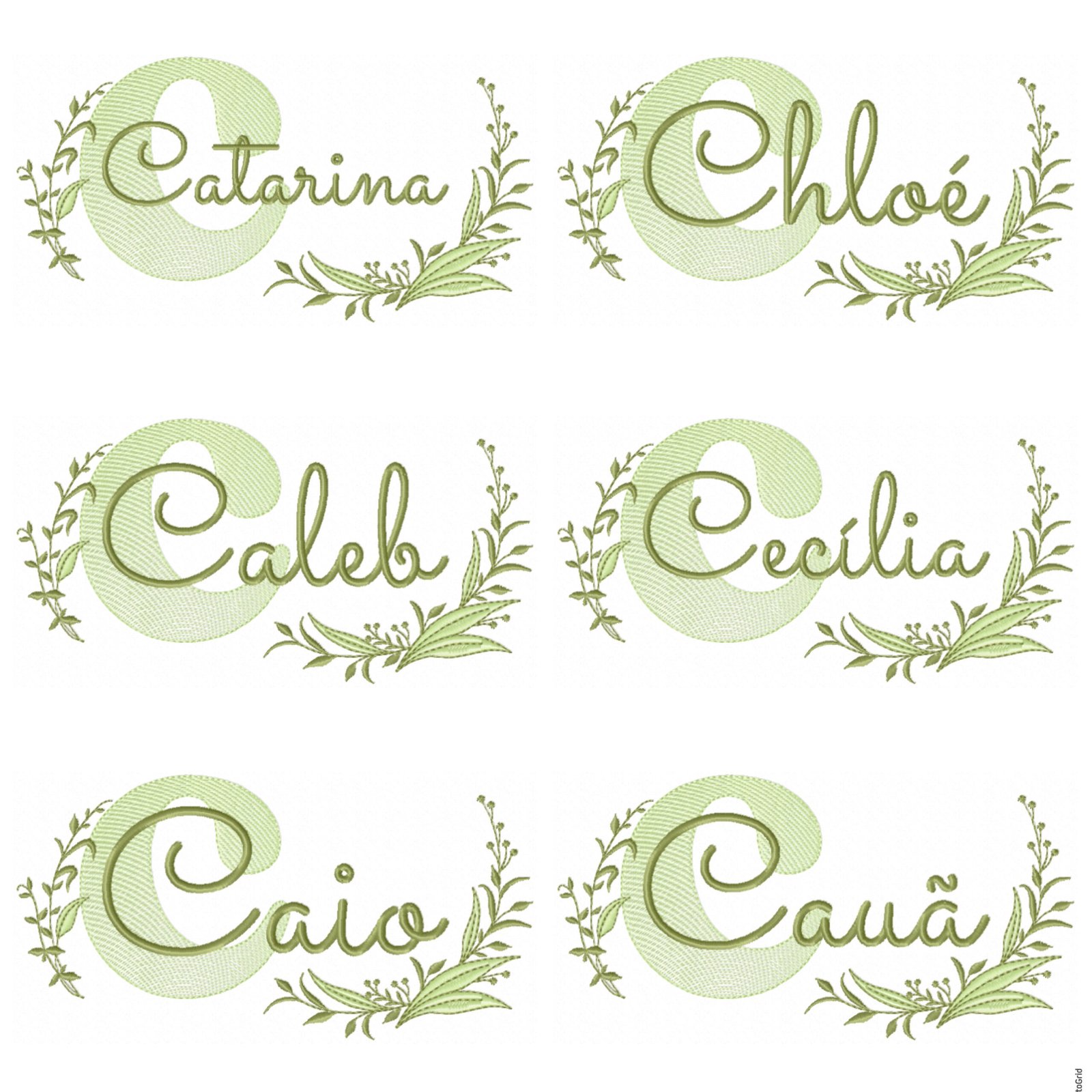 140 Nomes Folhas Masculino e Feminino