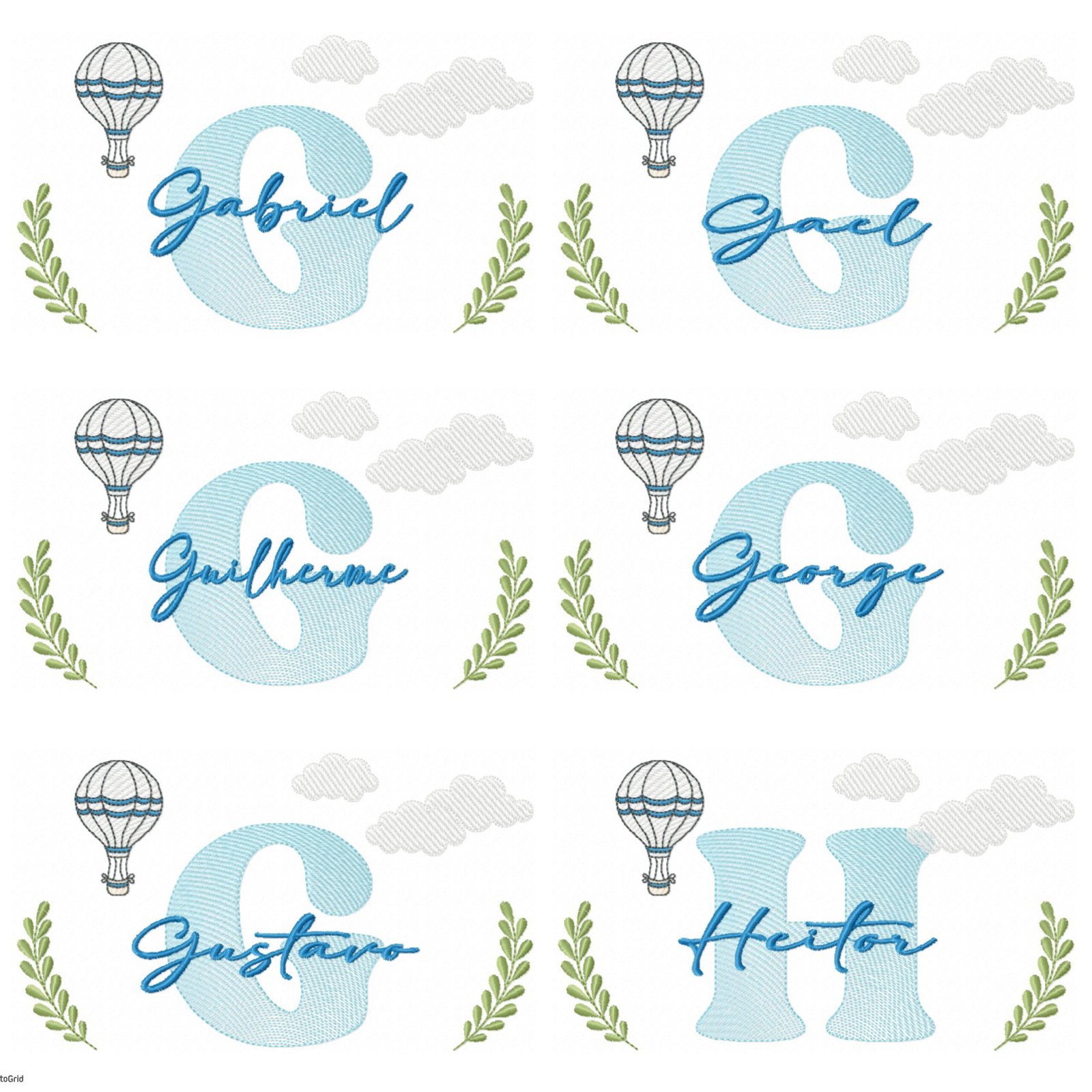 100 Nomes Meninos Balões