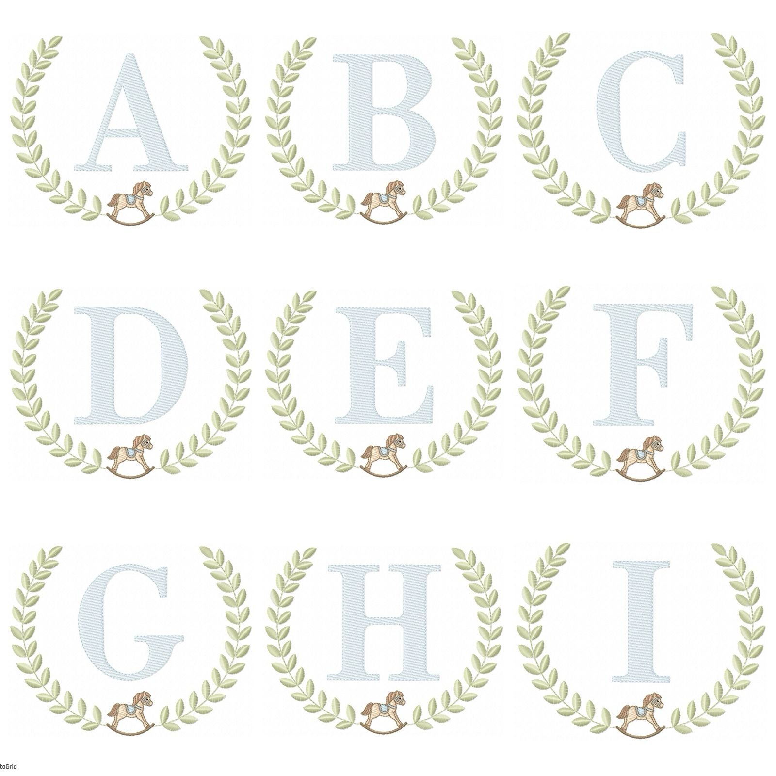 Alfabeto Ramo Cavalinho Meninos - Imagem 2