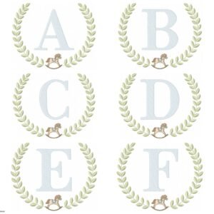 Alfabeto Ramo Cavalinho Meninos