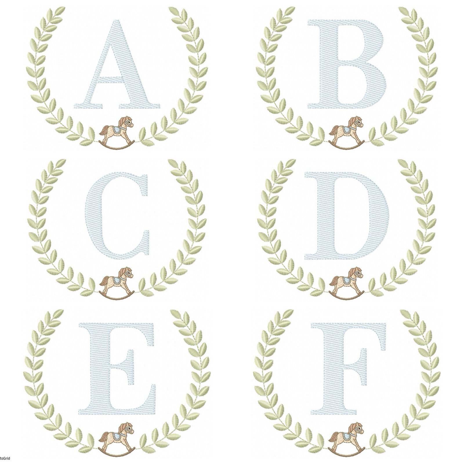 Alfabeto Ramo Cavalinho Meninos