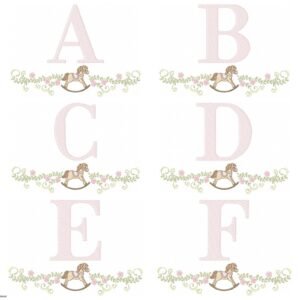 Alfabeto Cavalinho Ramos Menina