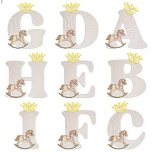 Alfabeto Ramo Cavalinho Meninas