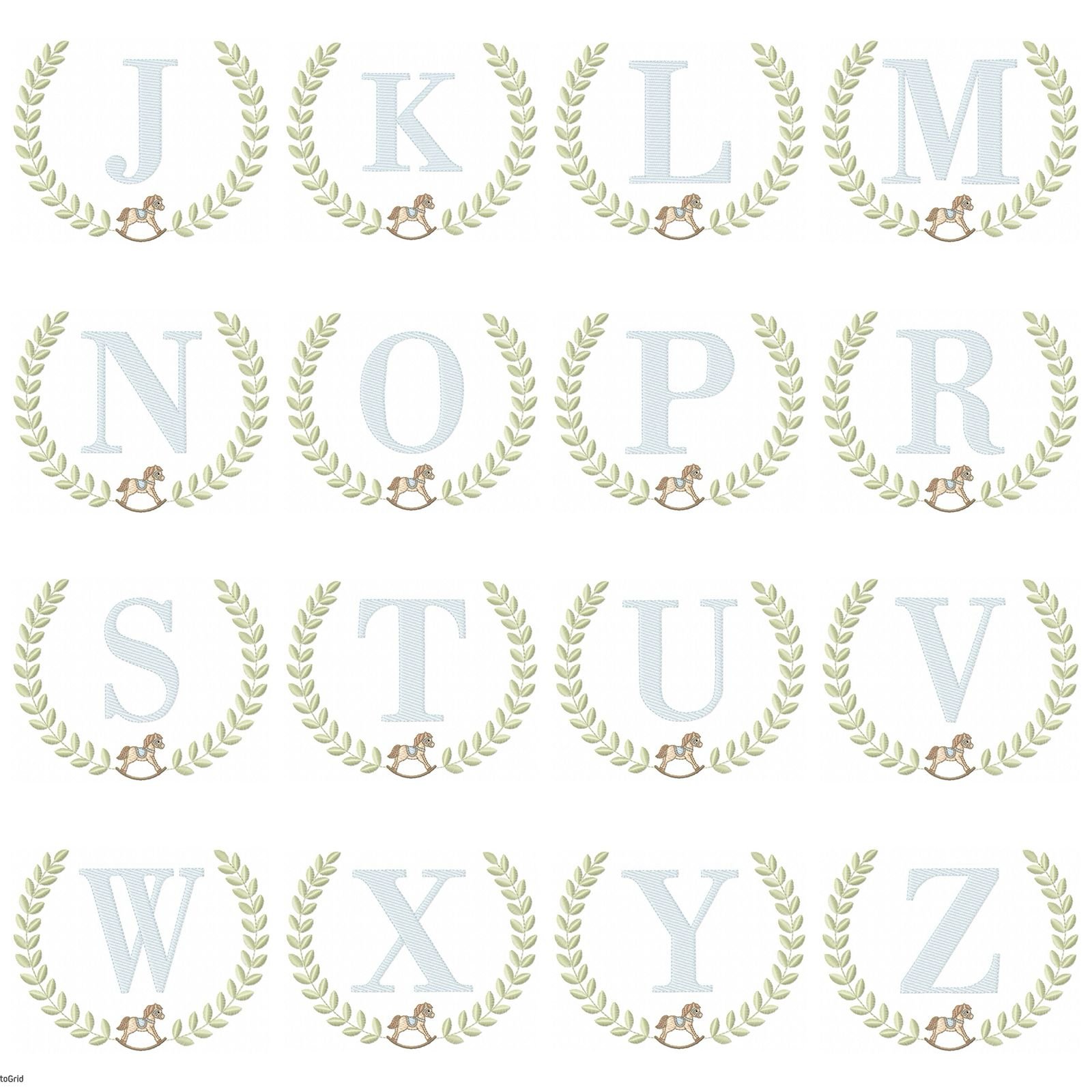 Alfabeto Ramo Cavalinho Meninos - Imagem 3