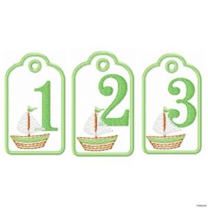 Chaveiro Trocas Barquinho Marinheiro 1 2 3