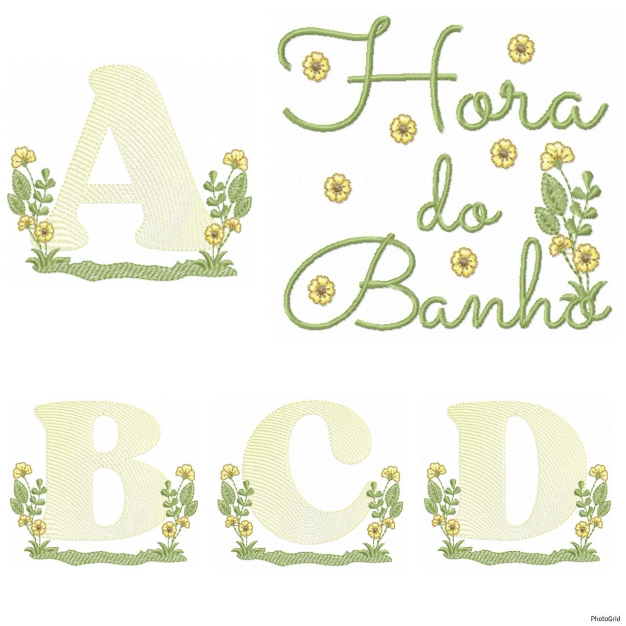 Hora Do Banho + Alfabeto Girassol