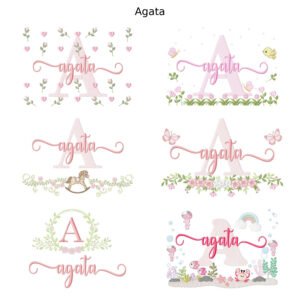 Pacote 6 Nomes Agata
