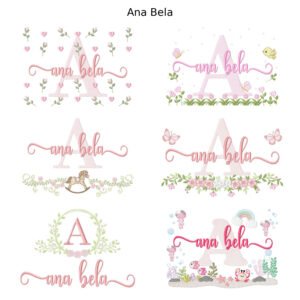 Pacote 6 Nomes Ana Bela