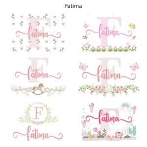 Pacote 6 Nomes Fatima