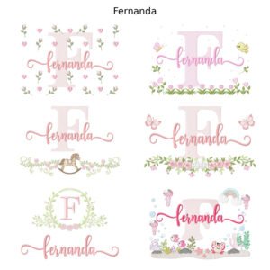 Pacote 6 Nomes Fernanda