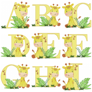 Alfabeto Girafinhas