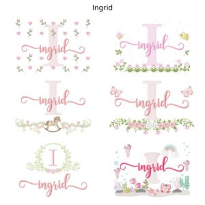 Pacote 6 Nomes Ingrid