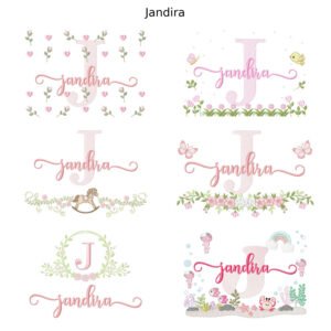 Pacote 6 Nomes Jandira