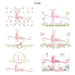 Pacote 6 Nomes Livia