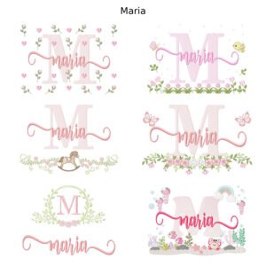 Pacote 6 Nomes Maria