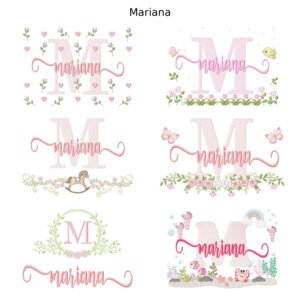 Pacote 6 Nomes Mariana