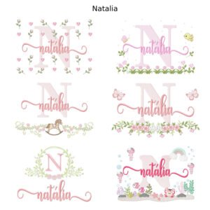 Pacote 6 Nomes Natalia
