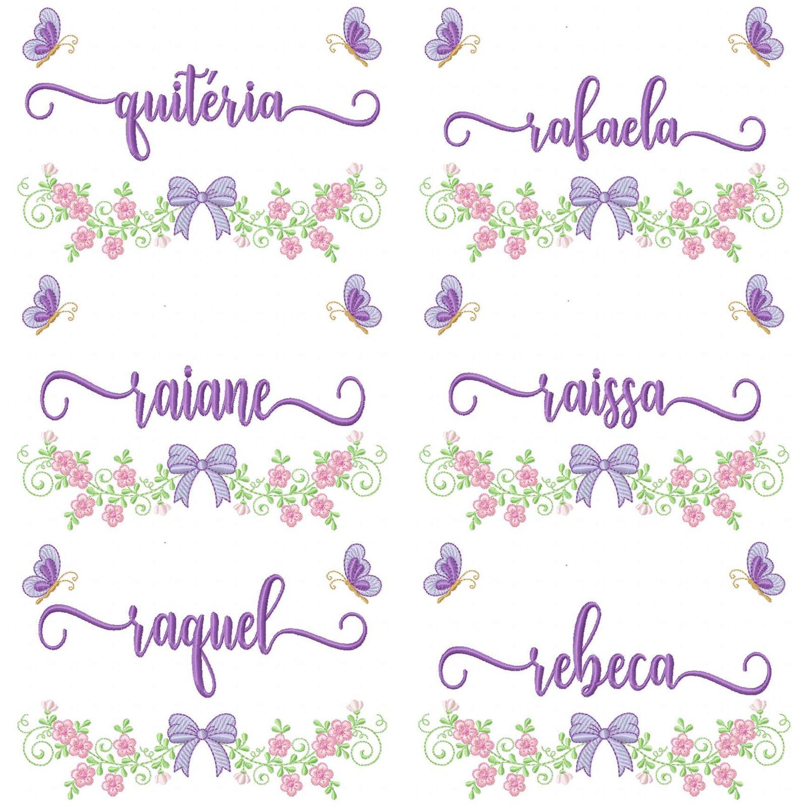 200 Nomes Femininos Jardim Floral com Borboletas - Imagem 39