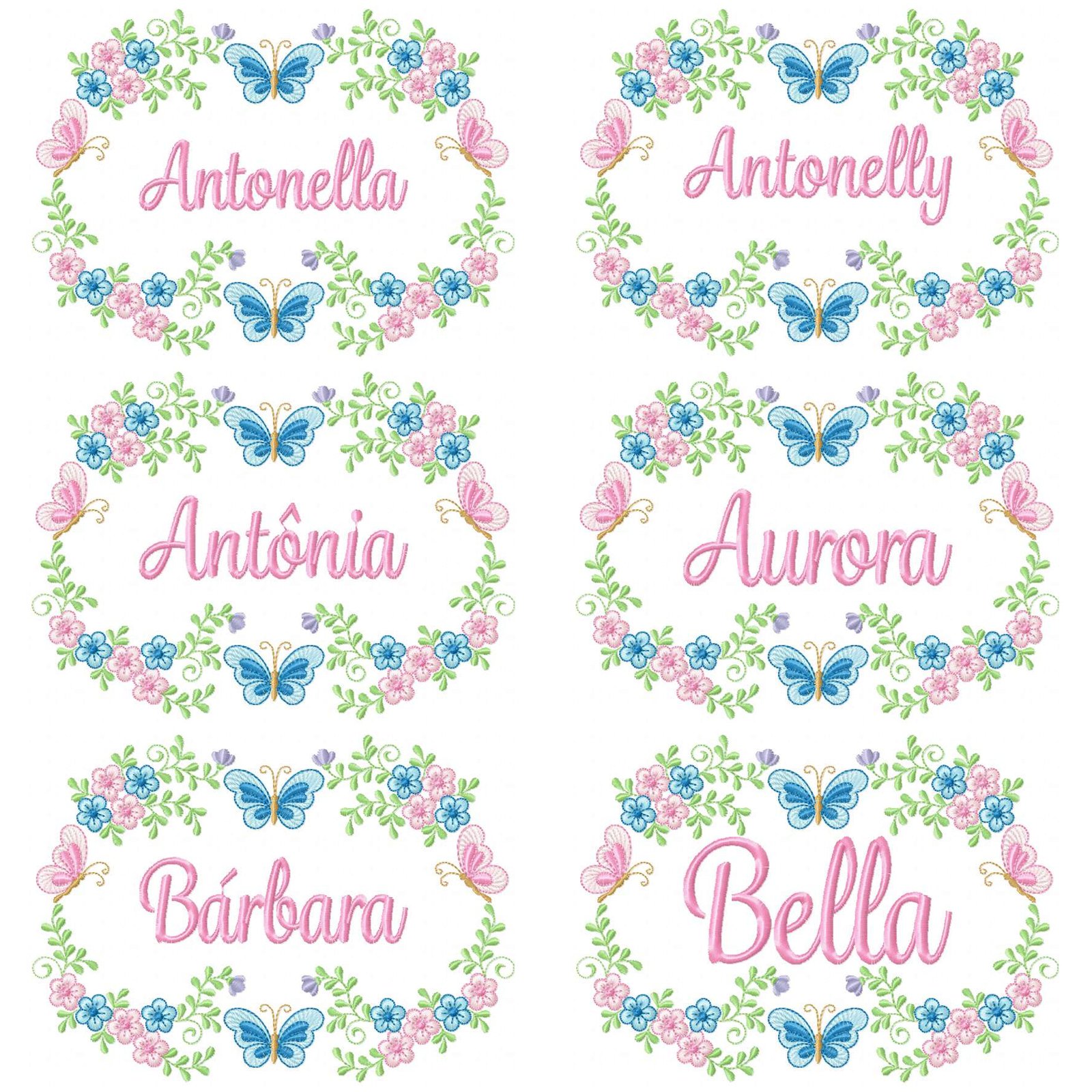 170 Nomes Feminino Brasão com Borboletas - Imagem 18