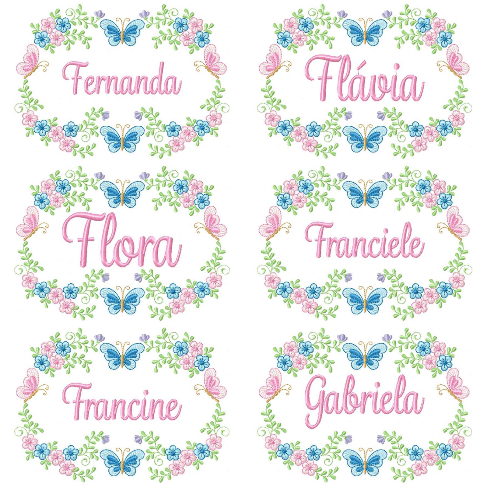 170 Nomes Feminino Brasão com Borboletas - Imagem 11