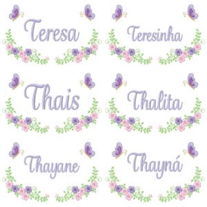 250 Nomes Femininos Com Borbolertas e Flores