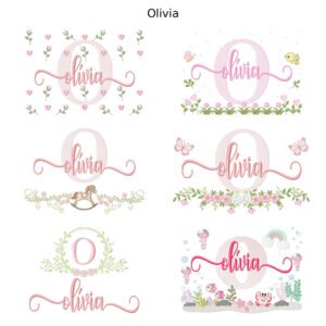 Pacote 6 Nomes Olivia