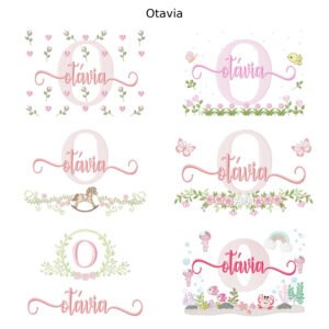 Pacote 6 Nomes Otavia