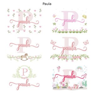 Pacote 6 Nomes Paula