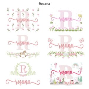 Pacote 6 Nomes Rosana
