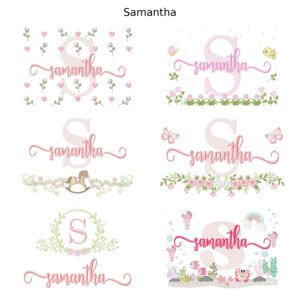 Pacote 6 Nomes Samantha