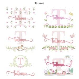 Pacote 6 Nomes Tatiana