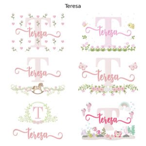 Pacote 6 Nomes Teresa