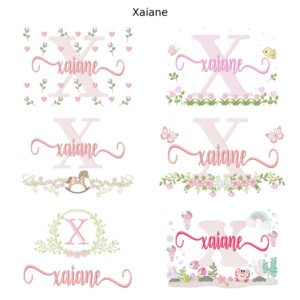 Pacote 6 Nomes Xaiane