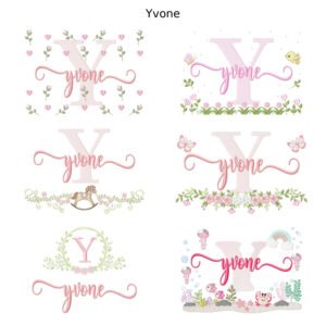 Pacote 6 Nomes Yvone