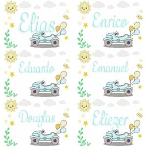 200 Nomes Meninos Carrinhos