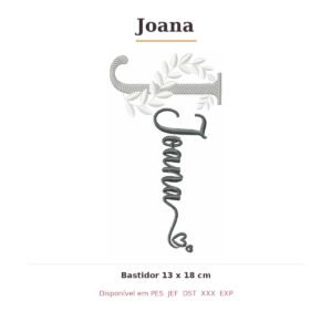 Matriz de Bordado Nome Joana Ramos