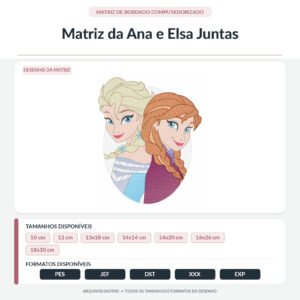 Matriz da Ana e Elsa Juntas