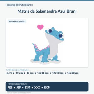 Matriz da Salamandra Azul Bruni