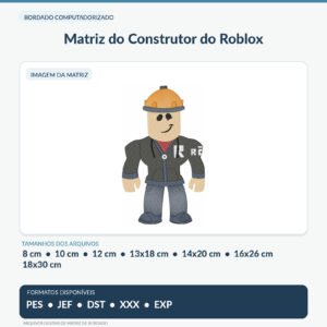Matriz do Construtor do Roblox